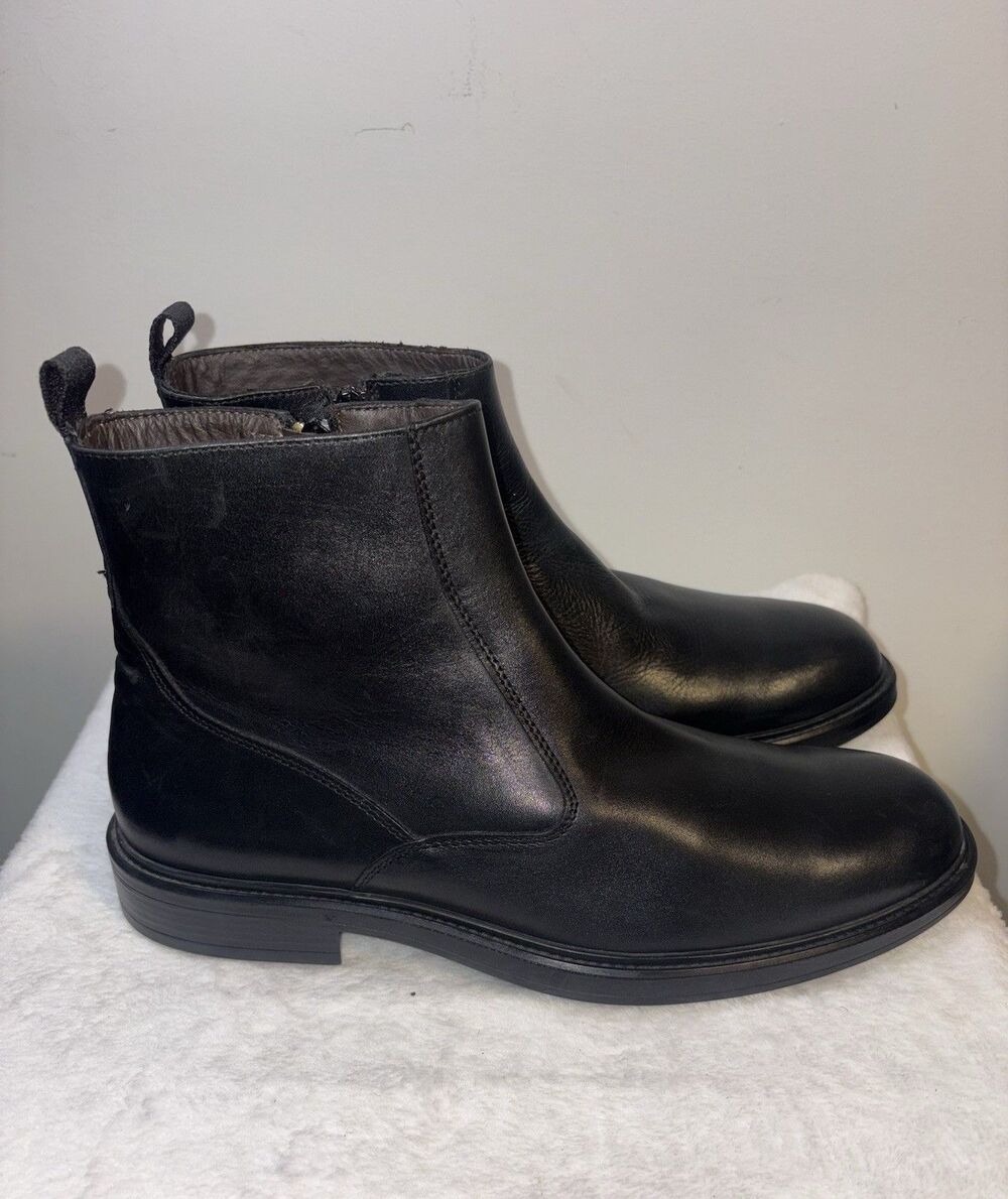 Bruno Magli Damiano Leather Ankle Boots Sz 11 M